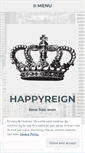 Mobile Screenshot of happyreign.com